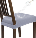 SearchI Water Repellent Dining Chair Seat Covers Set of 6 - Washable