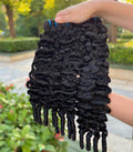 Burmese Curly Bundles Human Hair 26 28 30 in - Natural Bounce