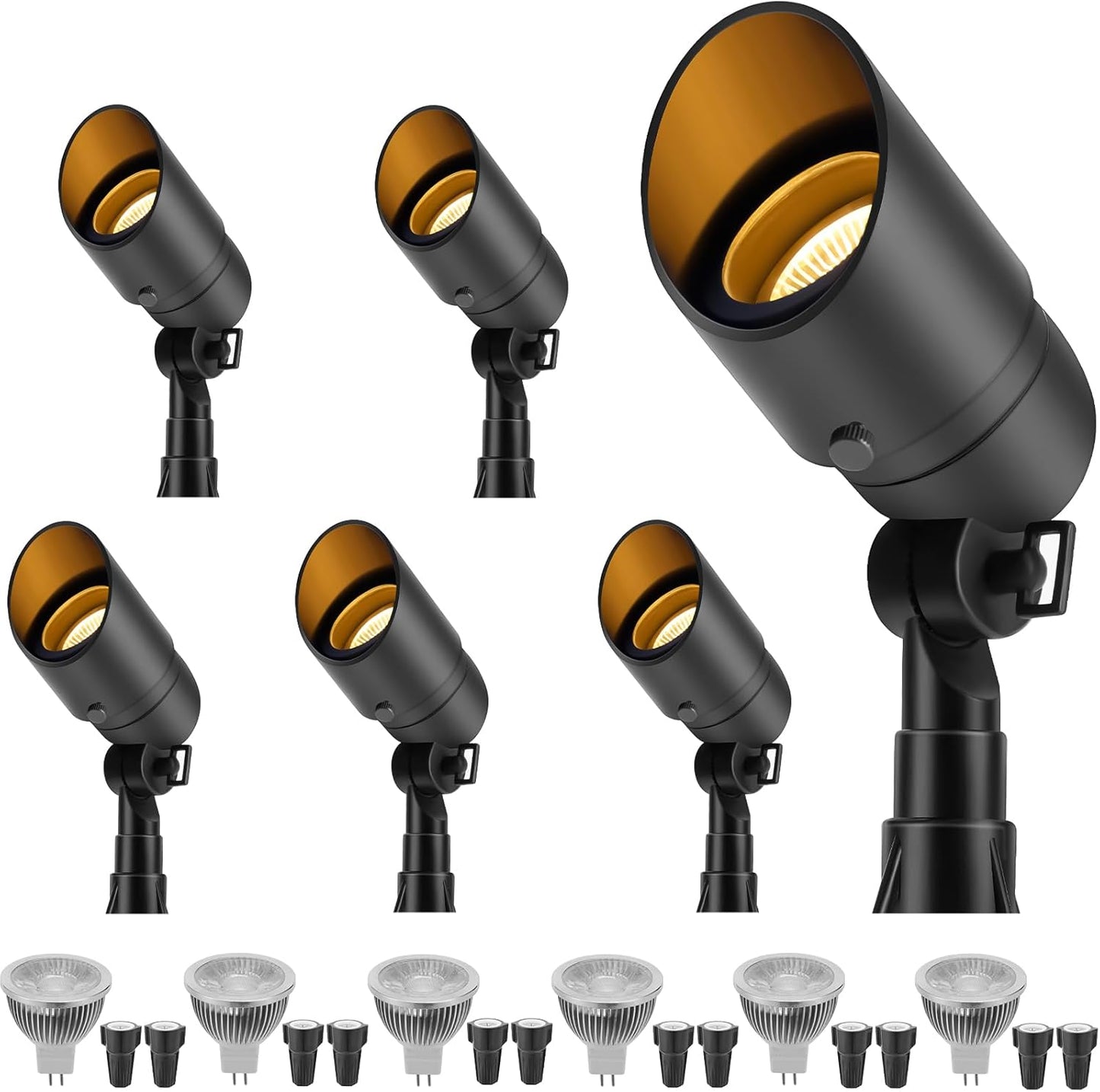 Gardencoin Low Voltage Landscape Spotlight for Outdoor Lighting
