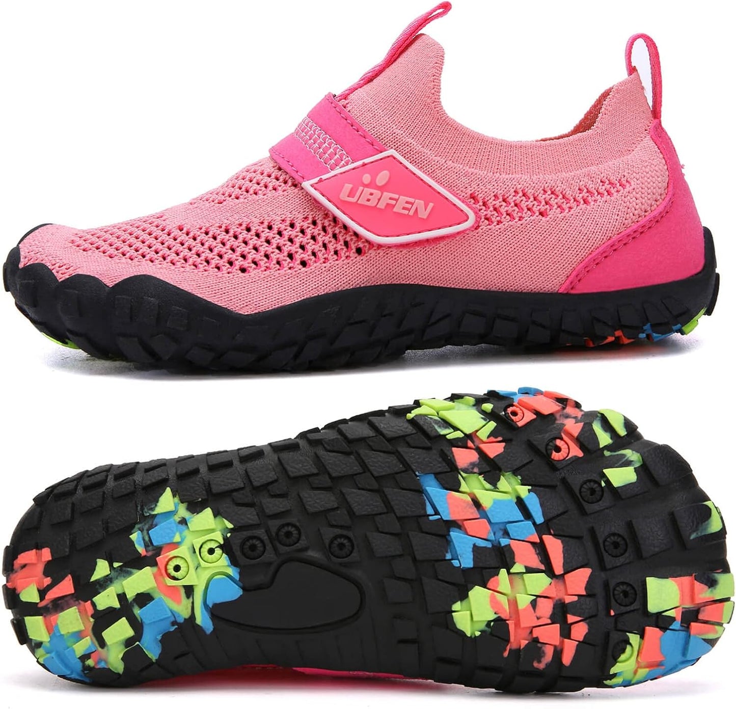 UBFEN Water Shoes for Kids: Quick Dry Aqua Socks for Fun