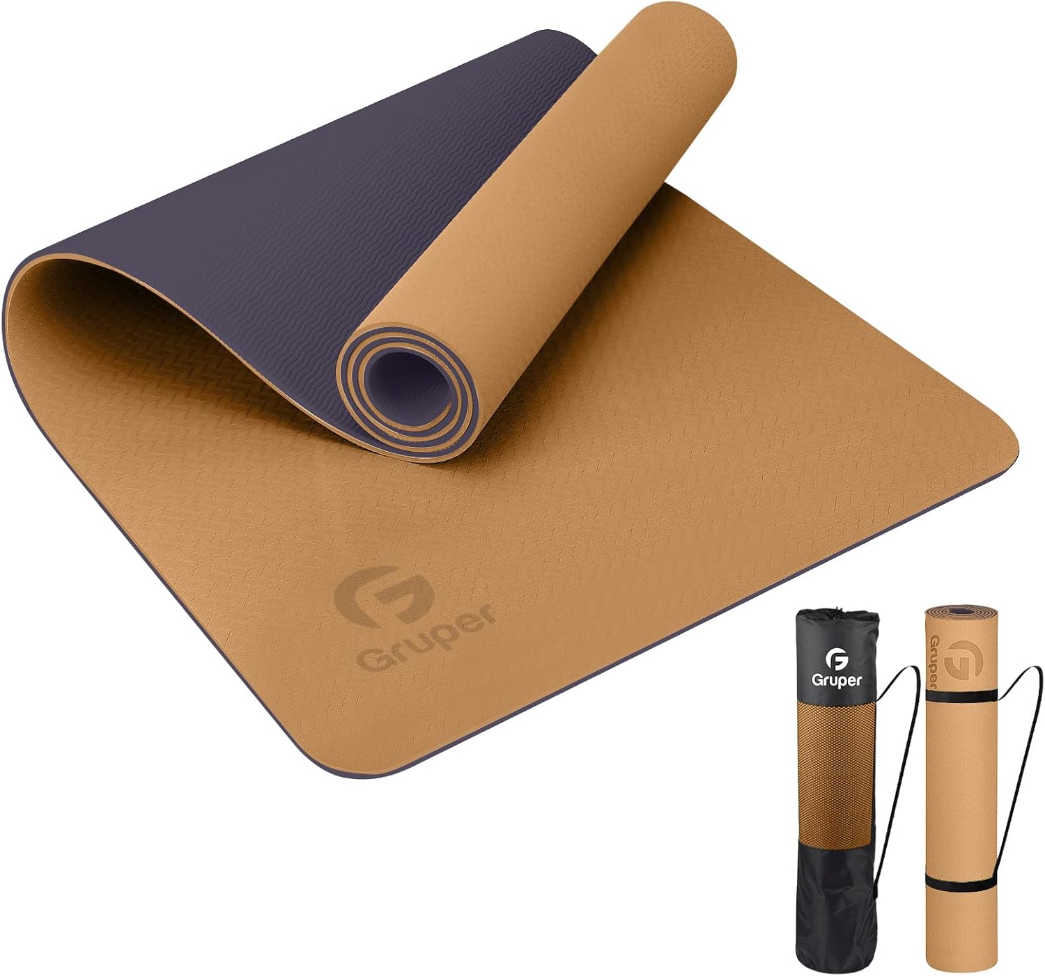 Eco Friendly Non Slip Yoga Mat for Home and Fitness Workouts