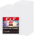 Mini Canvases for Painting 4x4 in 200 Pack - Compact Value