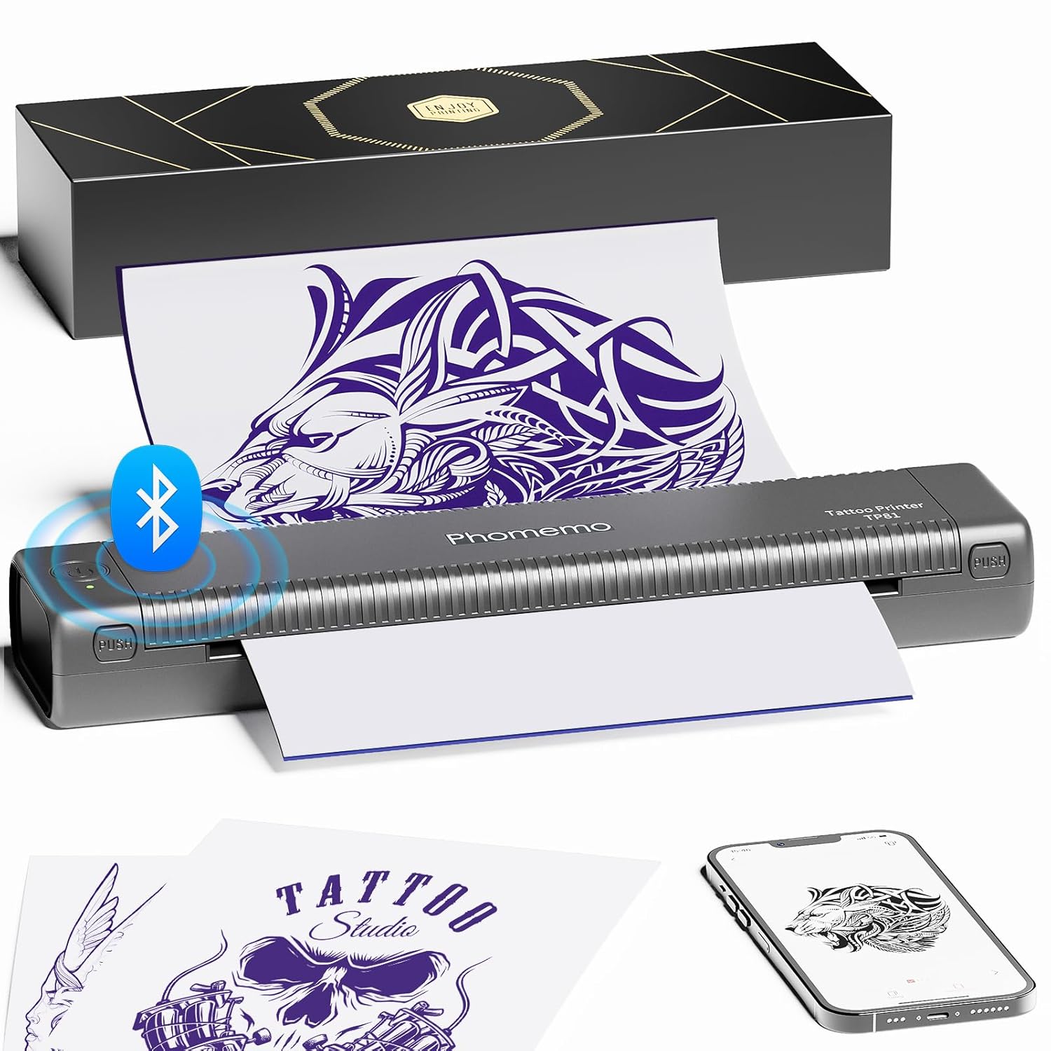 Phomemo TP81 Wireless Tattoo Stencil Printer for Artists