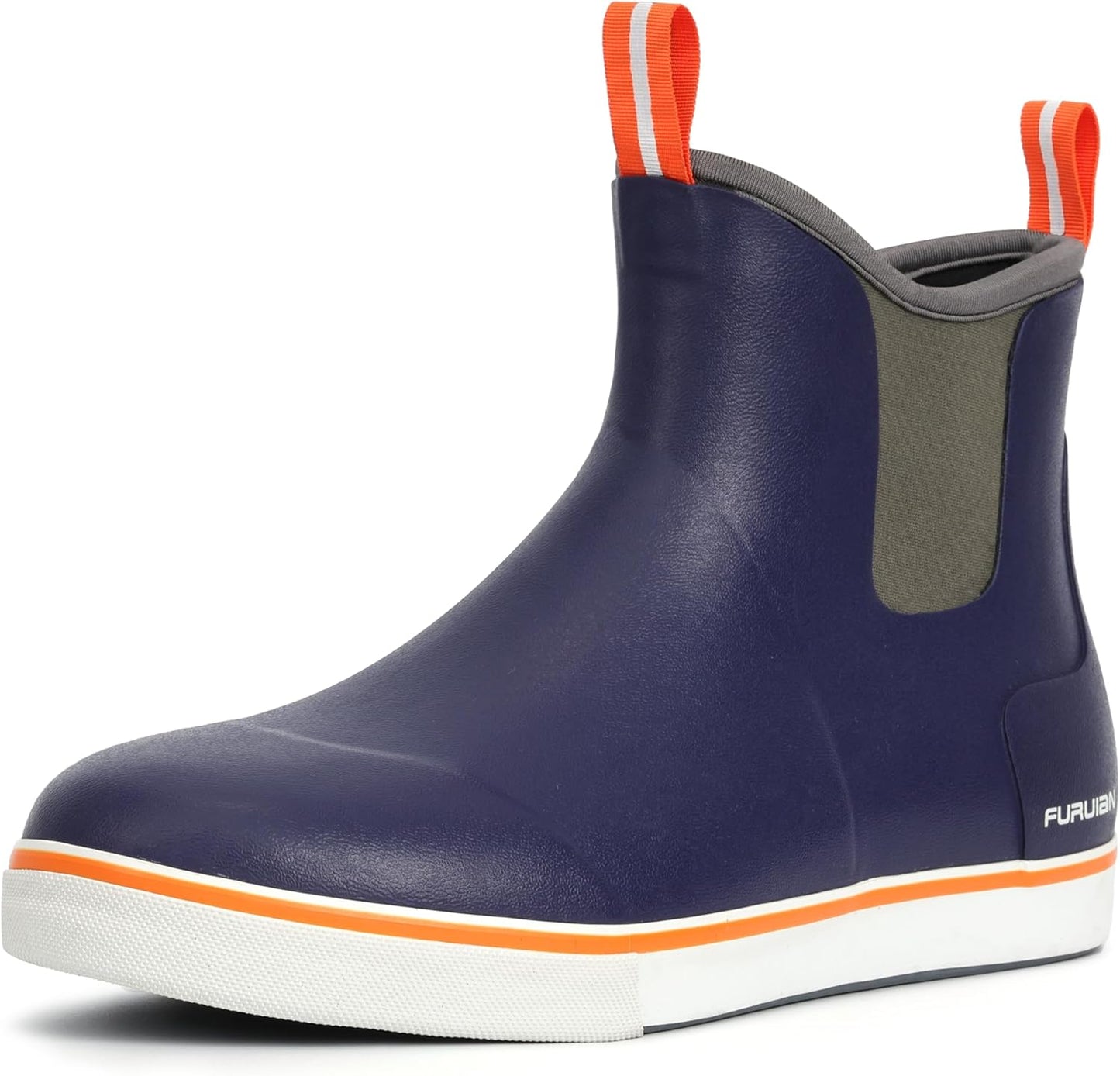Furuian Men's Waterproof Deck Boots for Fishing and Gardening