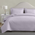 Lilac Purple Quilt Set King Size - Lightweight All-Season Quilt