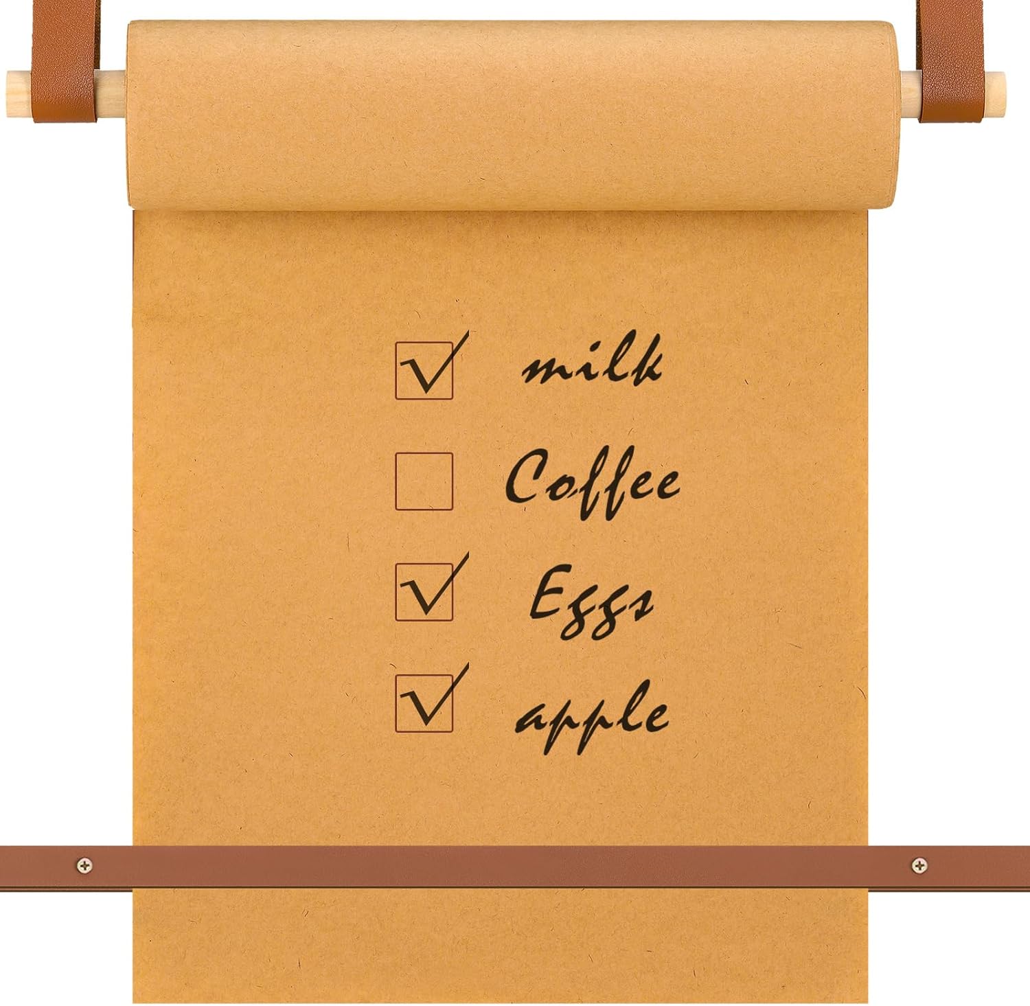 Lincia Kraft Paper Roll Holder Dispenser for Wall Decor Ideas