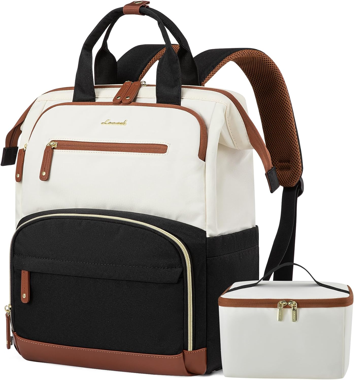 LOVEVOOK Lunch Backpack for Women with Insulated Cooler Bag