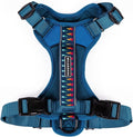 Large Pacific Blue Lightweight Dog Harness with Reflective Straps
