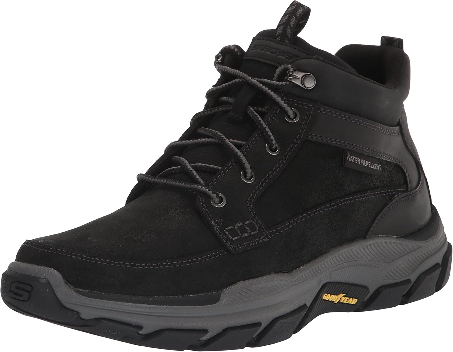 Skechers USA Men's Respected-Boswell Mid Top Leather Shoes Review