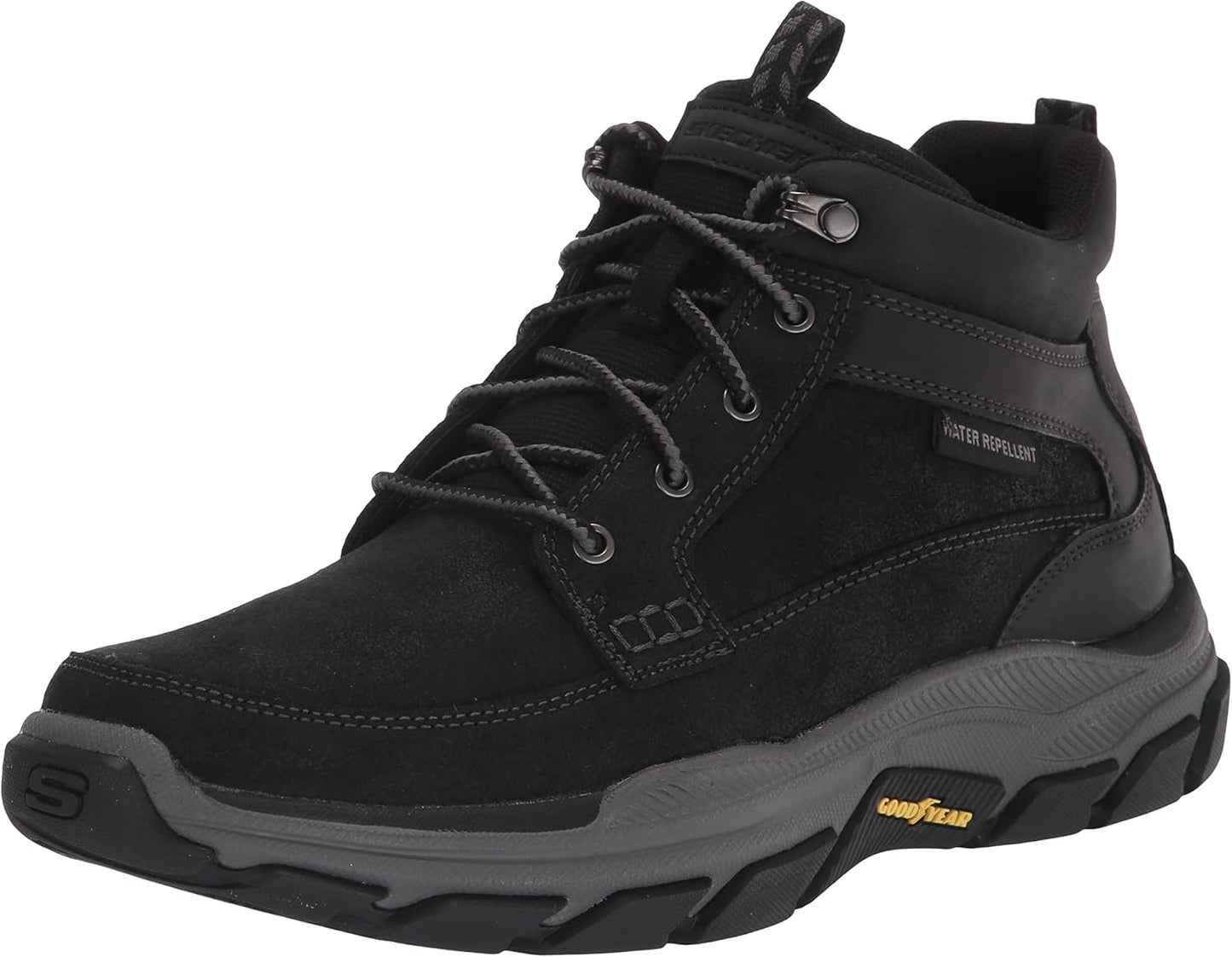 Skechers USA Men's Respected-Boswell Mid Top Leather Shoes