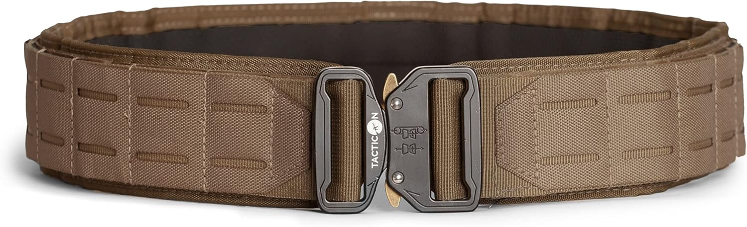 Tacticon Battle Belt: Padded Tactical Nylon for Comfort & Durability