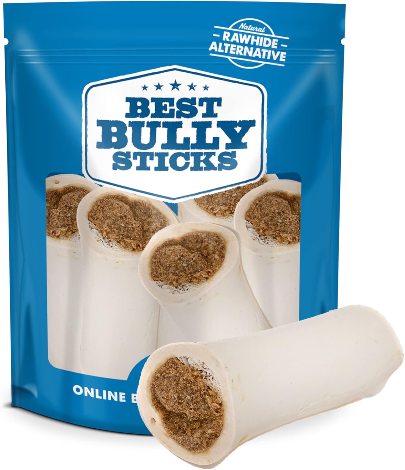 Best Bully Sticks 5-6 Inch Bacon and Cheese Filled Shin Bones