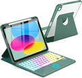 Touchpad Keyboard Case for iPad 11th & 10th Gen - 360 Rotation Cover