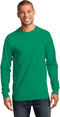 Port & Company Tall Long Sleeve Essential Tee - Durable Comfort