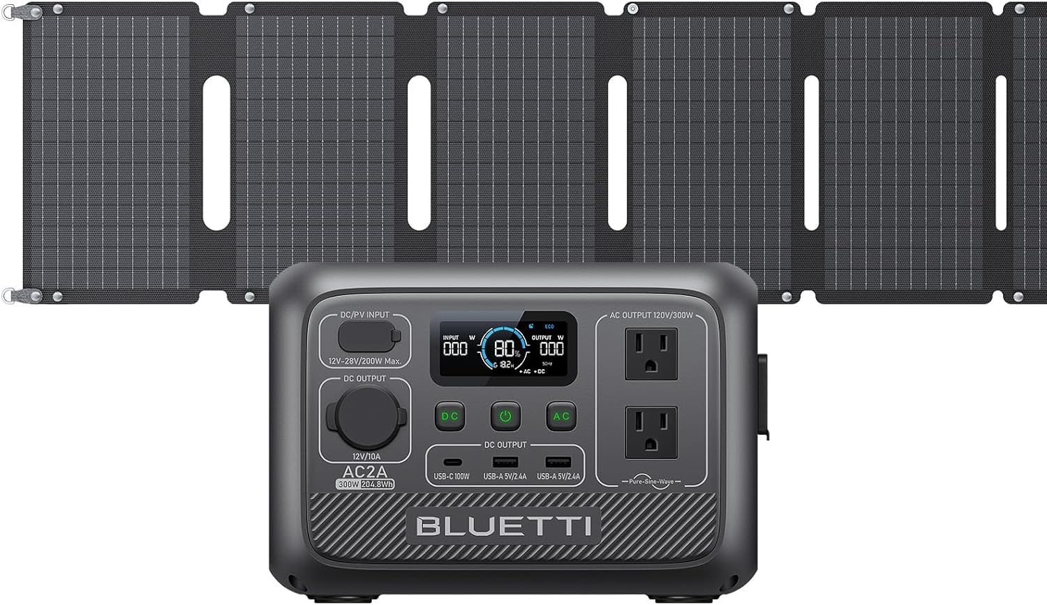 BLUETTI AC2A: Fast Charge Solar Power Station