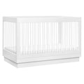 Babyletto Harlow Acrylic 3-in-1 Convertible Crib - Modern Clear View
