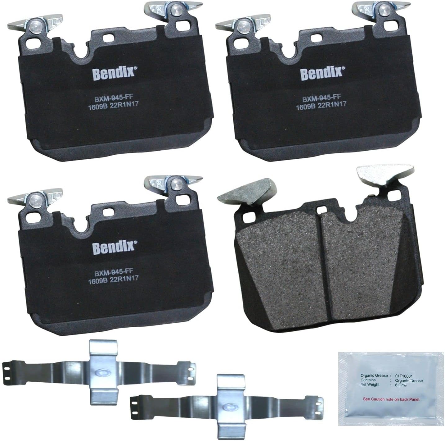 Bendix Priority1 CFM1609B Semi-Metallic Brake Pads for BMW