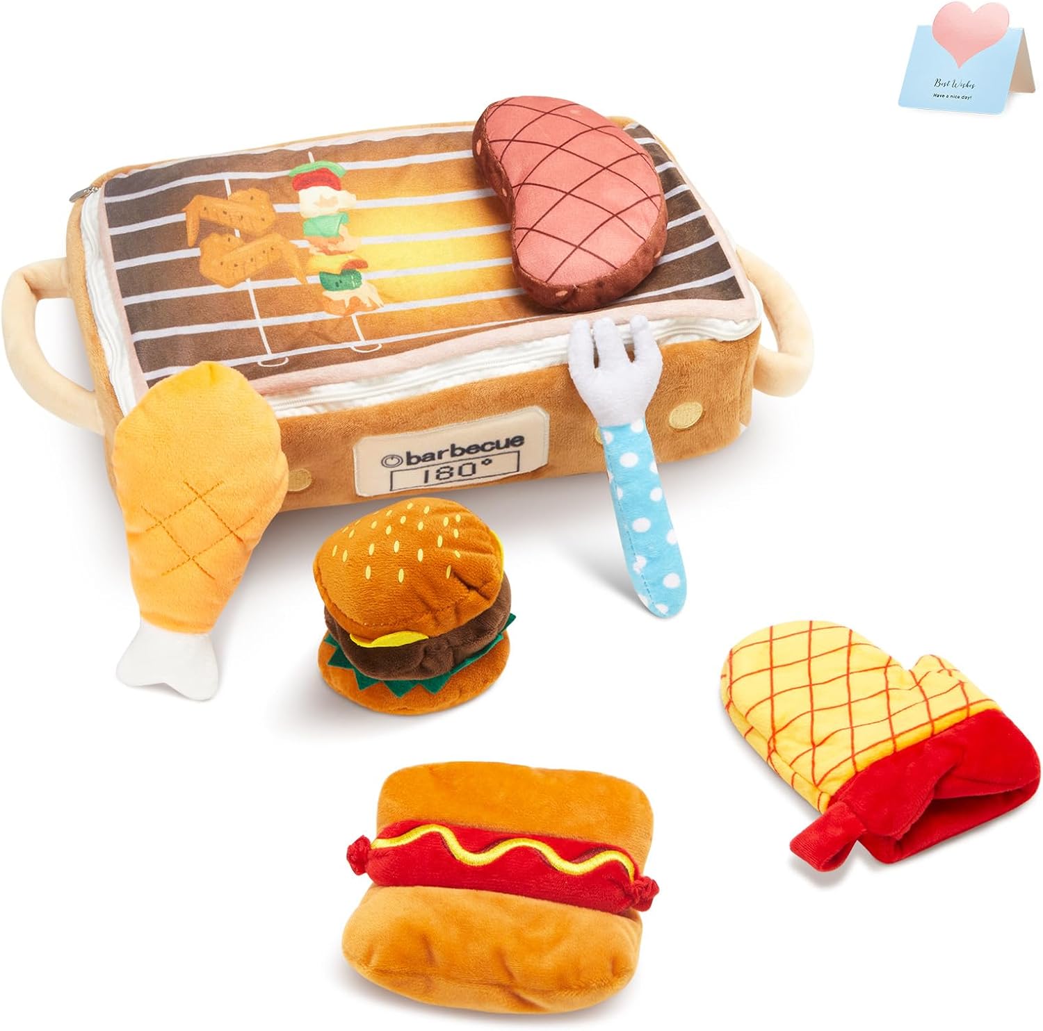 WEWILL BBQ Plush Toy Set - Grill Fun Galore! 