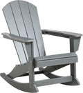 Outsunny All Weather Rocking Chair: Rock on Fire Pit!