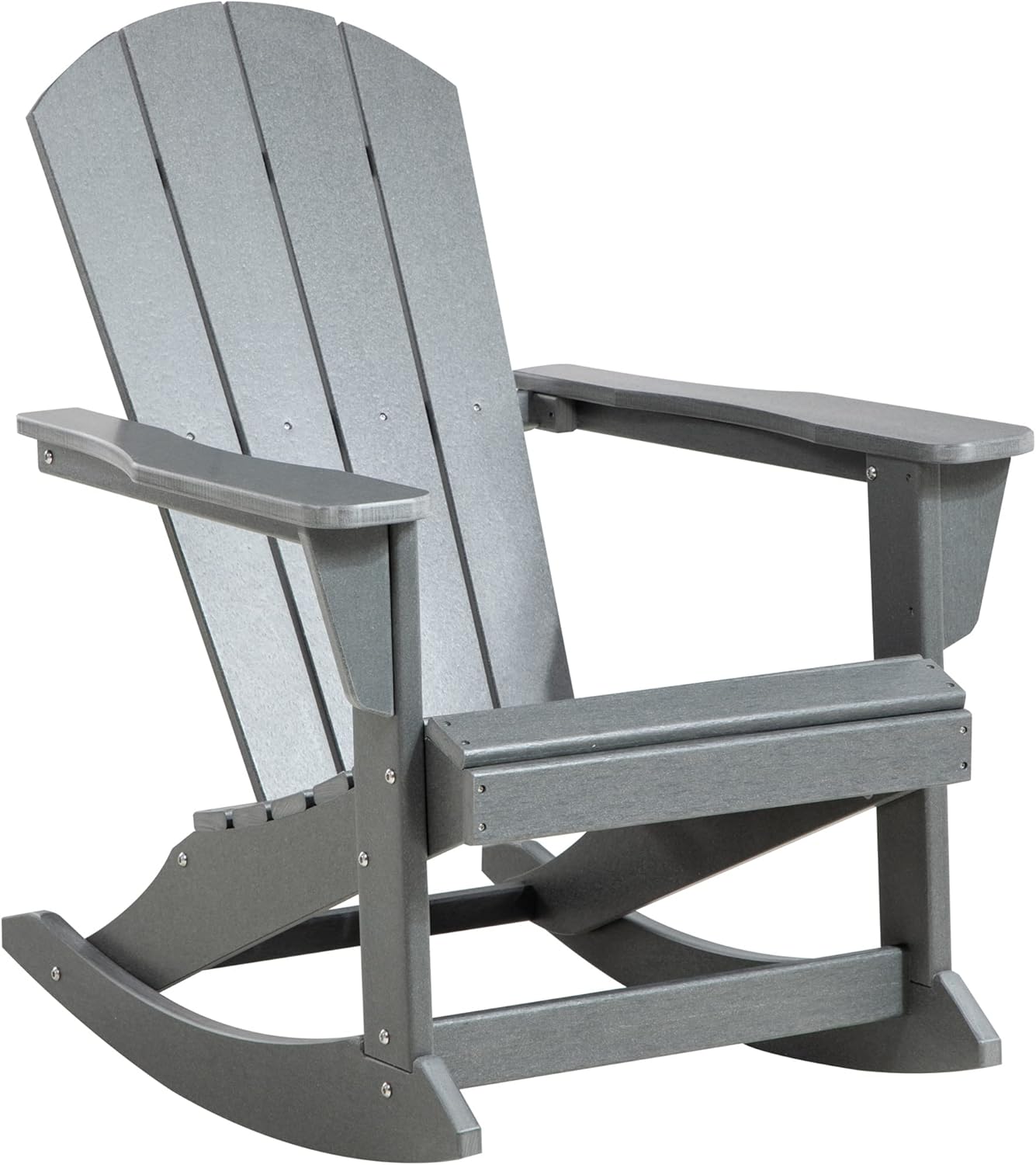 Outsunny All Weather Rocking Chair: Rock on Fire Pit!