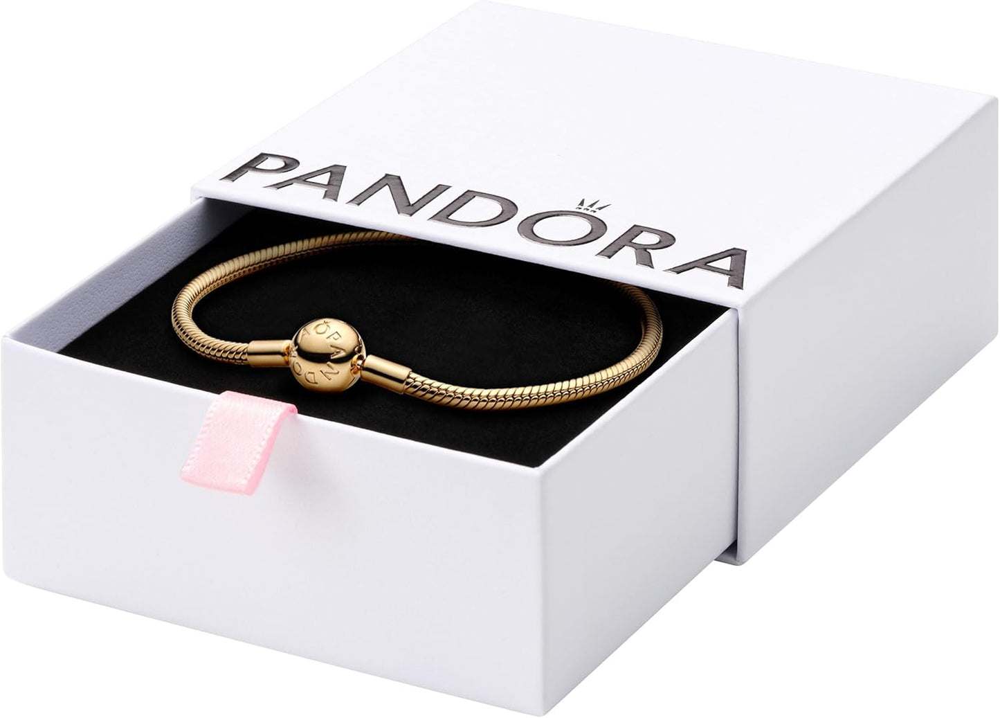 Pandora Moments Snake Chain Bracelet for Women - Gift Box Included