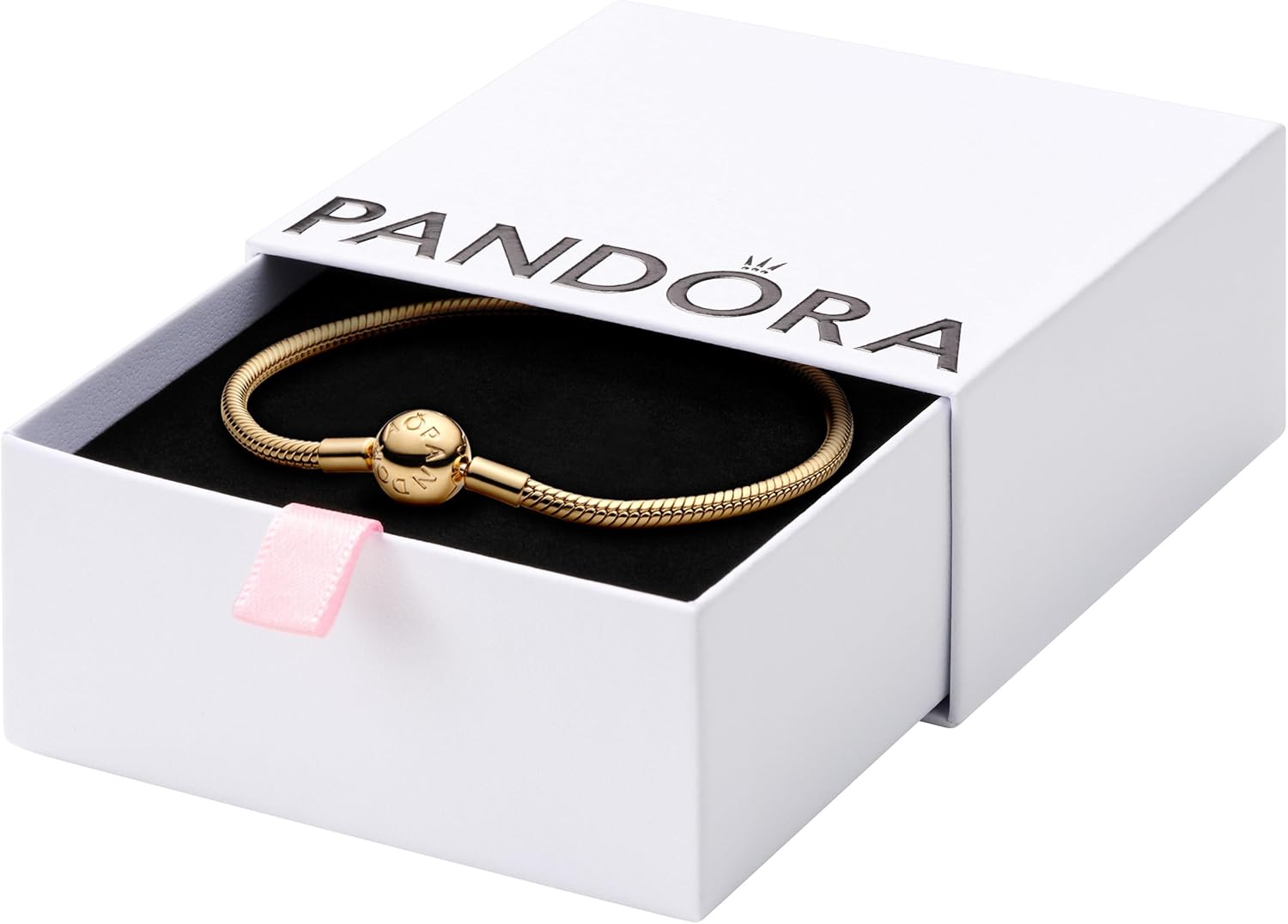 Pandora Moments Snake Chain Bracelet for Women - Gift Box Included