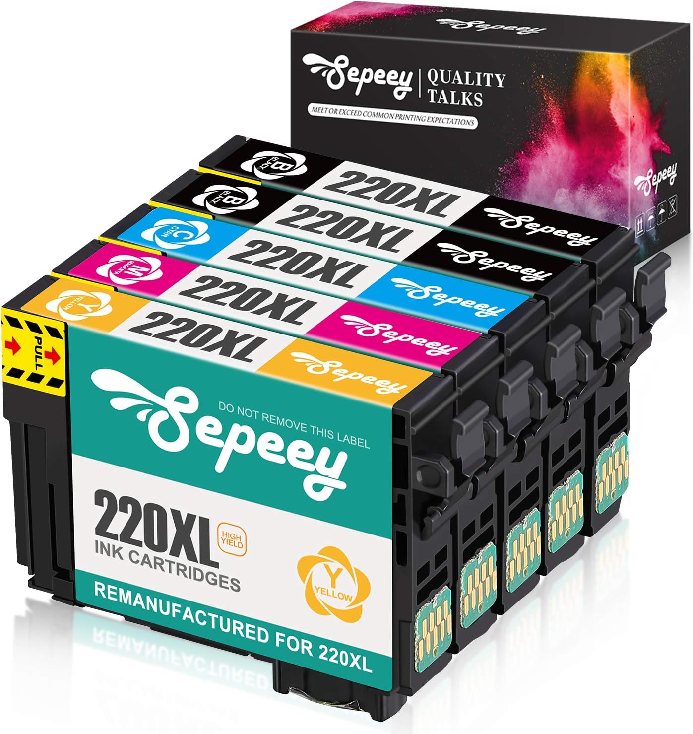 Epson 220XL Ink Cartridge Set by Sepeey