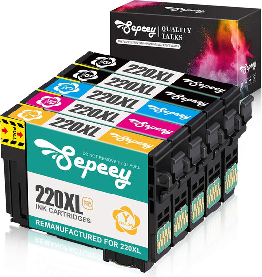 Epson 220XL Ink Cartridge Set by Sepeey