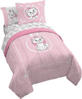 Disney Aristocats Marie Twin Comforter Set - Soft 5-Piece Kids Bedding