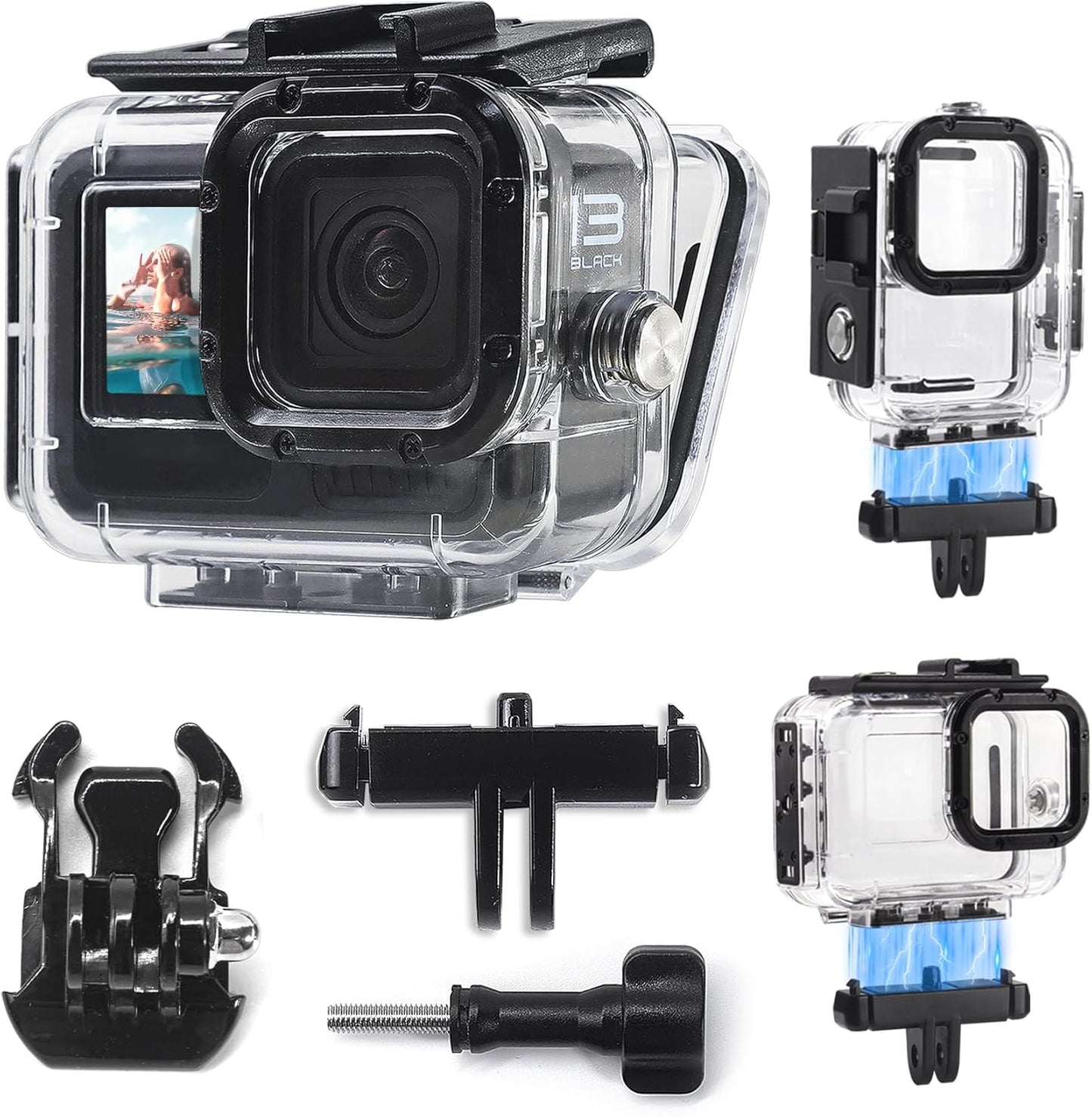 FitStill Underwater Waterproof Diving Housing for Go Pro Hero