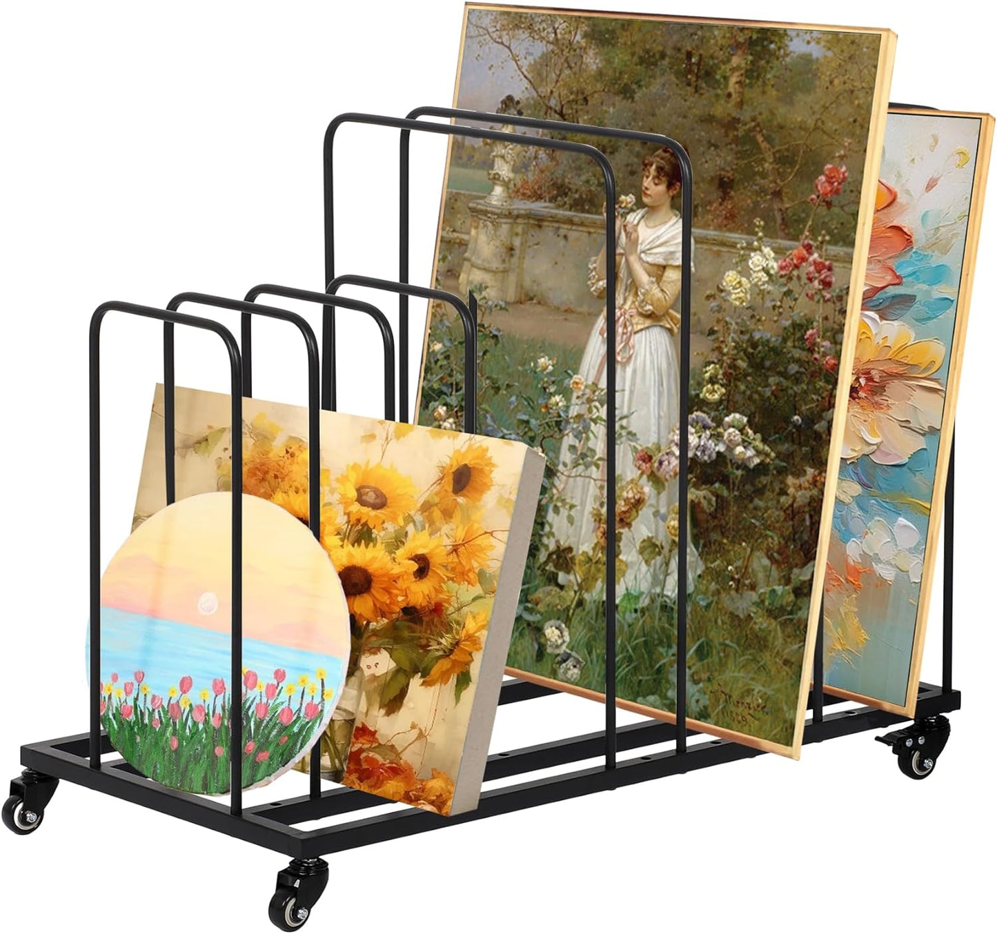 ikare Art Canvas Storage Rack for Easy Artwork Organization