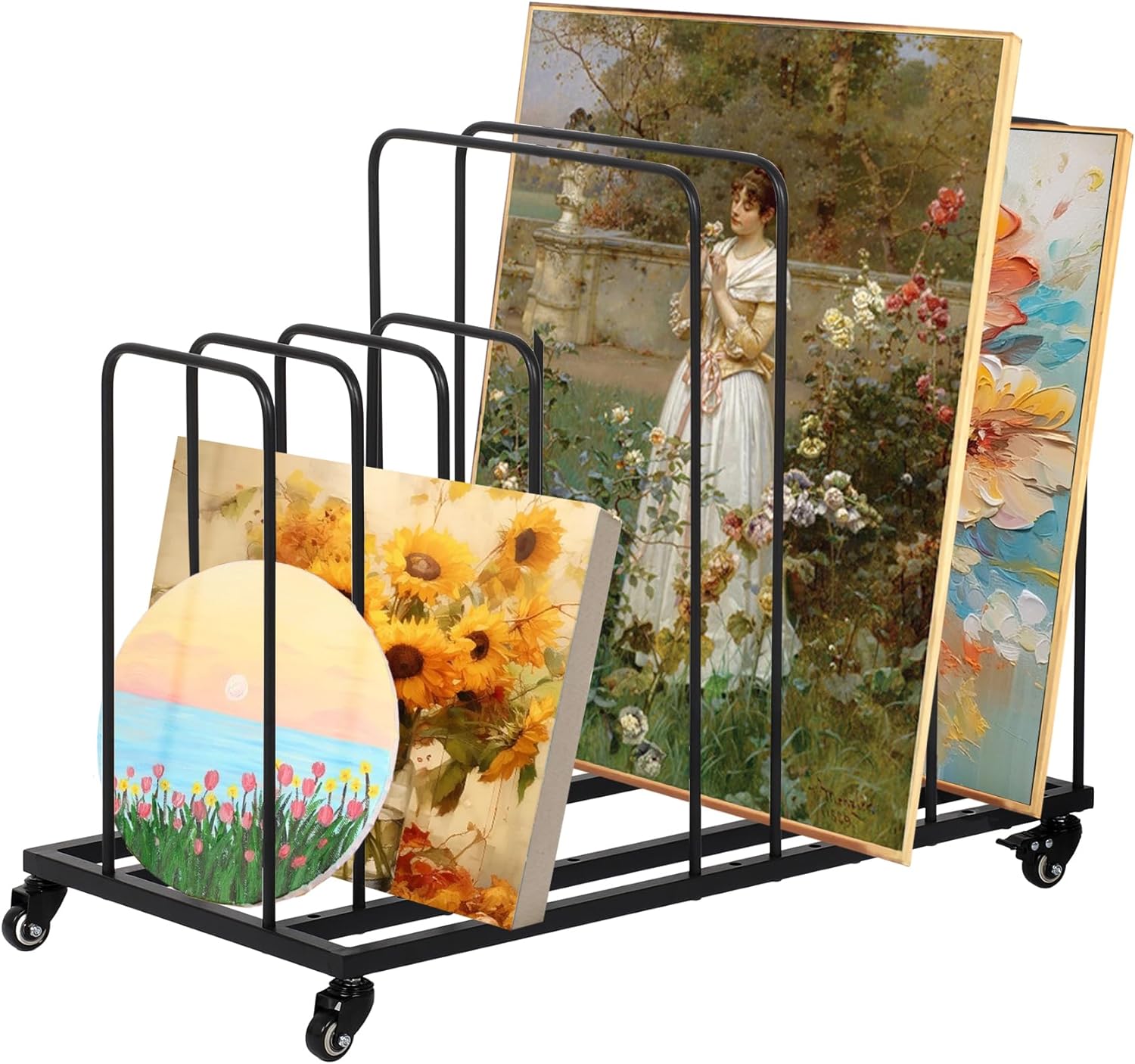ikare Art Canvas Storage Rack for Easy Artwork Organization