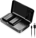 LP-E6N 2-Pack Batteries with Dual Charger Case - Backup Power Solution