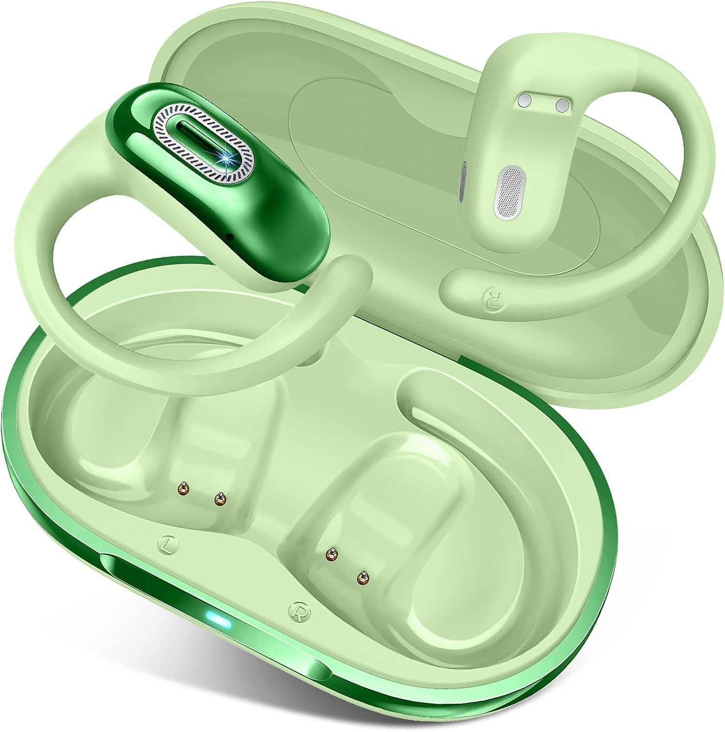 Open Ear Headphones with 50H Playtime and IPX7 Waterproof Design