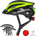 KINGBIKE Bike Helmet with USB Rear Light - Lightweight Safety
