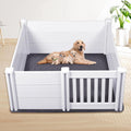 Whelping Box for Dogs with Adjustable Height Door - Safe Puppy Playpen