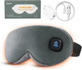 Ezona Cotton Cordless Heated Eye Mask - Portable Warm Compress for Dry