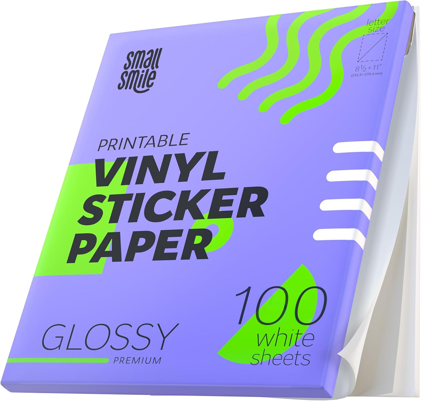 Premium Printable Vinyl Sticker Paper for Inkjet and Laser Use