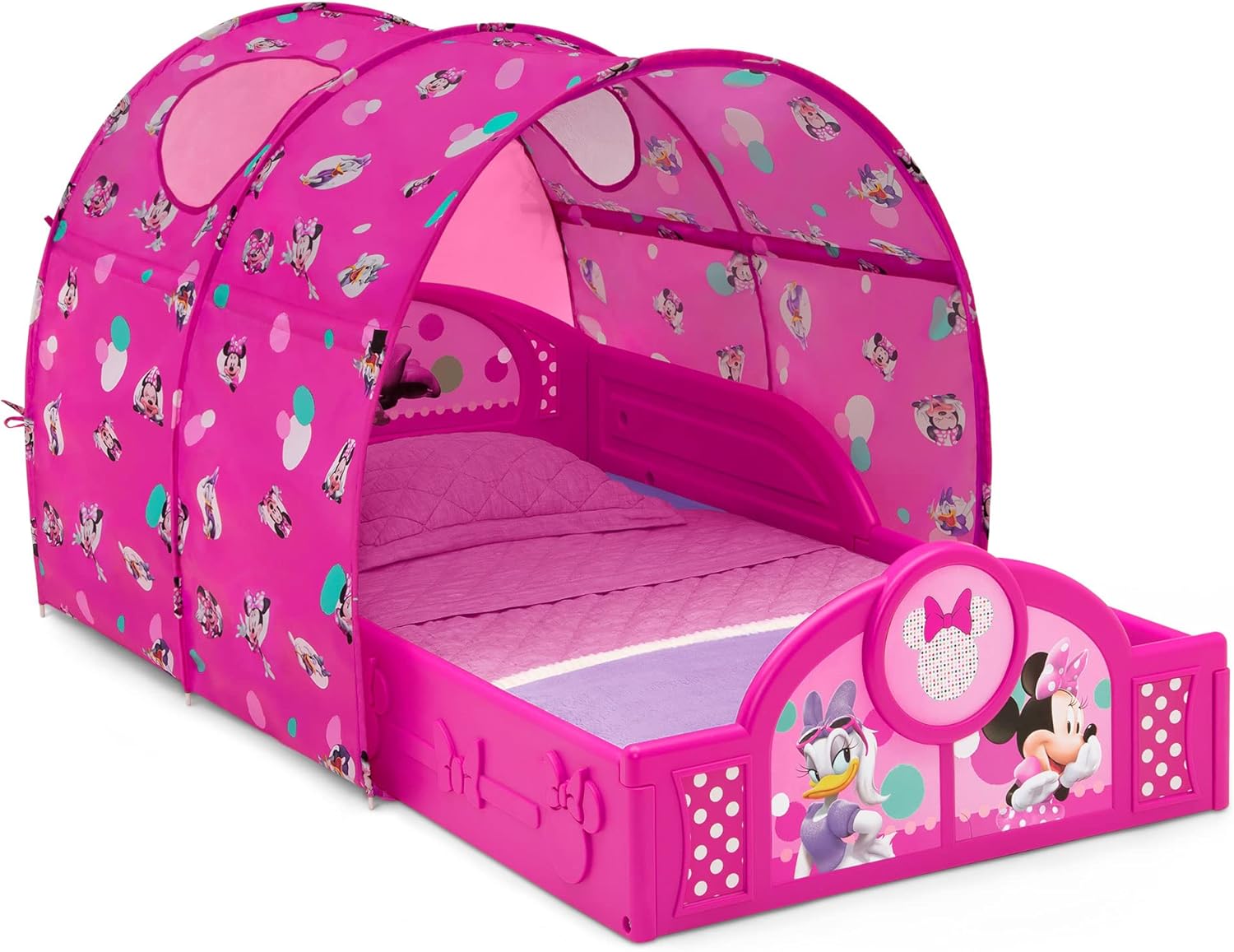 Minnie Mouse Toddler Bed with Tent - Magical Dreams!
