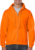 18600 Zip Fleece Sweatshirt Safety Orange XX-Large - Durable Warm