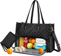 Lunch Bag for Women 2-in-1 Tote with Insulated Lunch Compartment