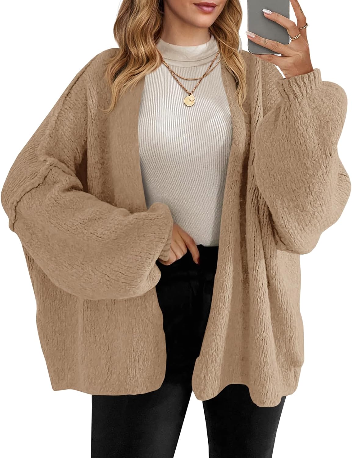 Saodimallsu Womens Oversized Cardigan Sweaters for Fall Style