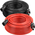 Solar Panel Extension Cable 10AWG 100FT PV Wire - Waterproof