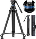 SIRUI AM-25S Video Tripod - Heavy Duty 74.8in Fluid Head