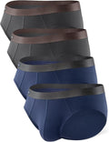 Men's Bamboo Briefs Super Soft Pouch Briefs - Lightweight Comfort