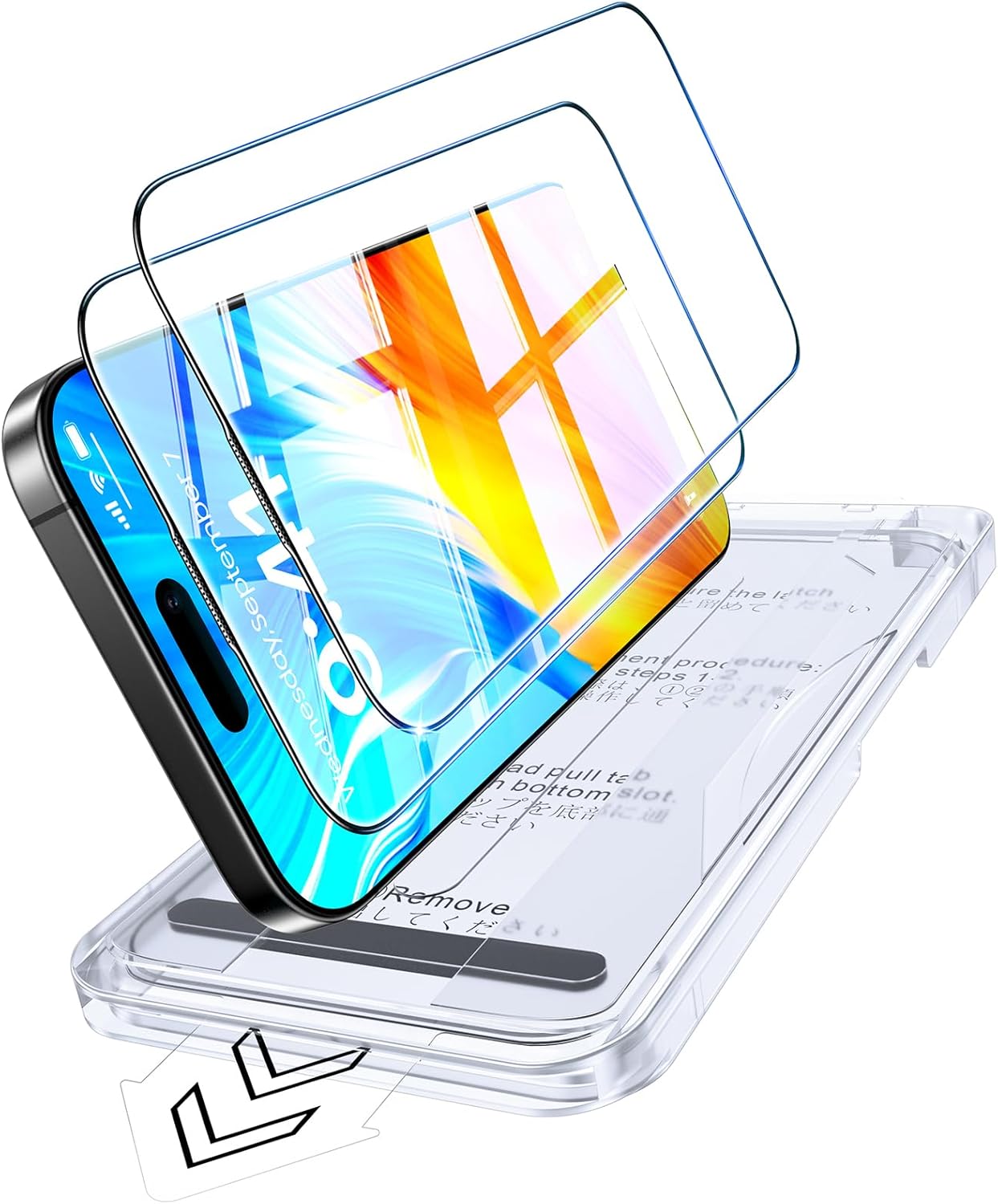 DiamondClear 9H+ Tempered Glass for iPhone 16 Pro Max Screen Protector