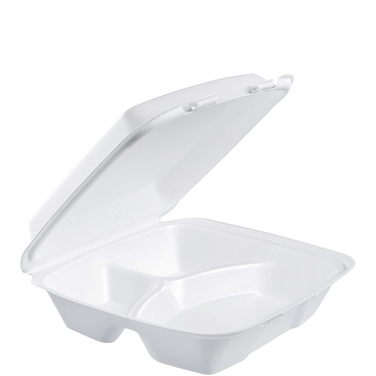 Dart 90HT3R Large 3 Comp Foam Hinged Container for Versatile Use
