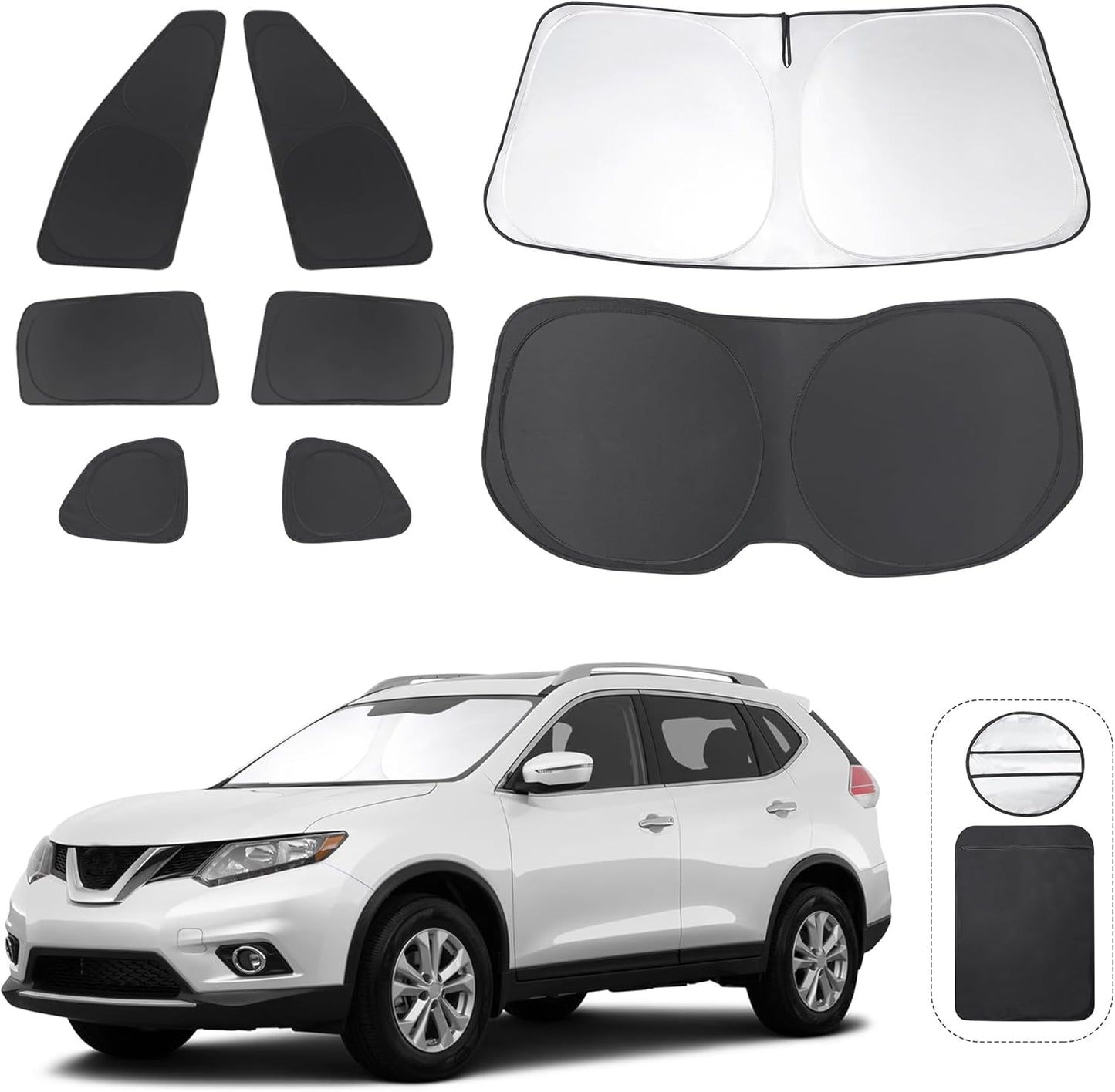 Custom Fit Window Shades for Nissan Rogue 2014-2020 Models