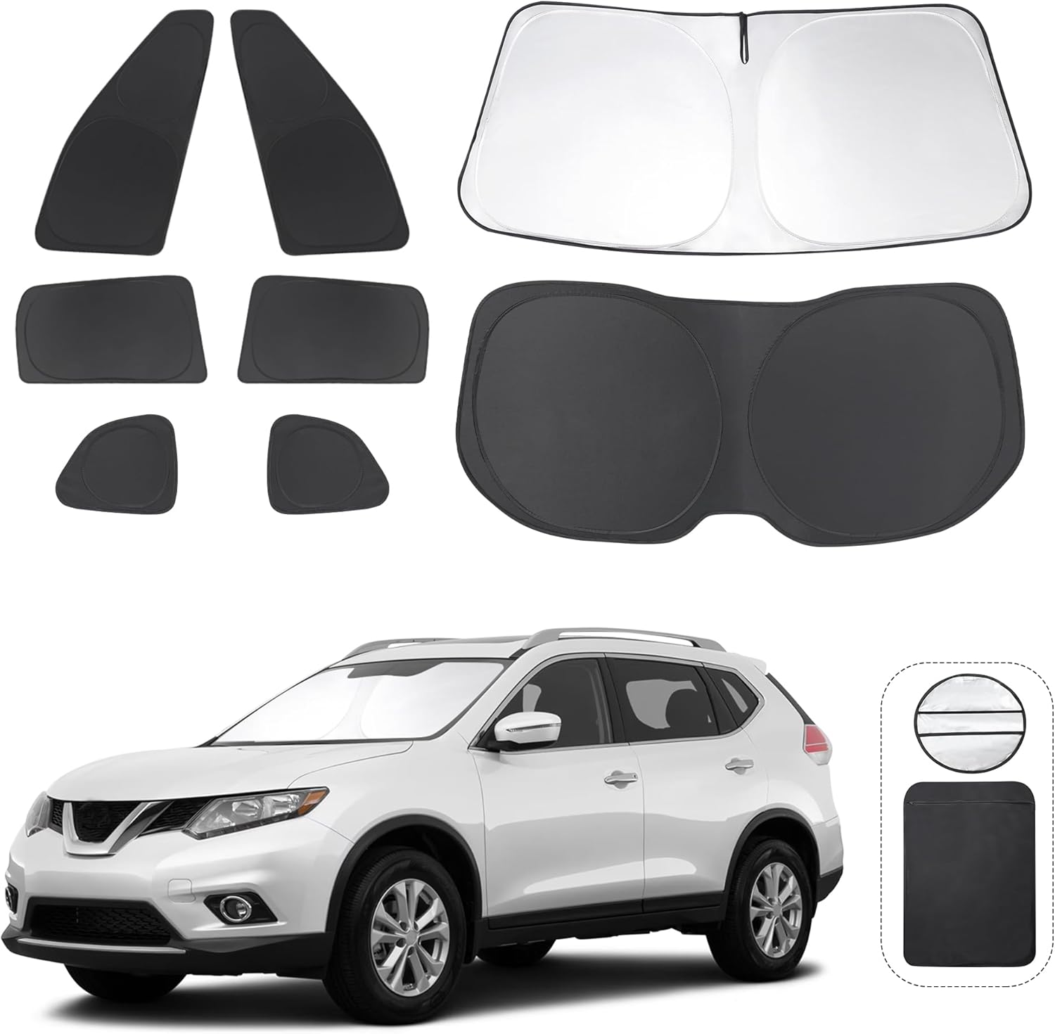 Custom Fit Window Shades for Nissan Rogue 2014-2020 Models