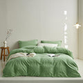 Sage Velvet Comforter Set Full Light Green - Soft Warm Flannel Comfort